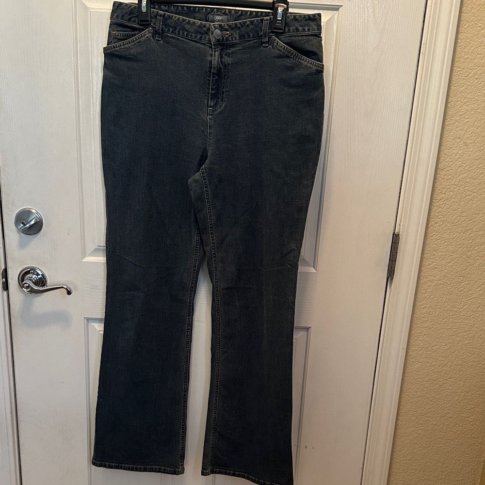 J. Jill Straight Leg Women's Jeans Med/Dark Rinse Size 12